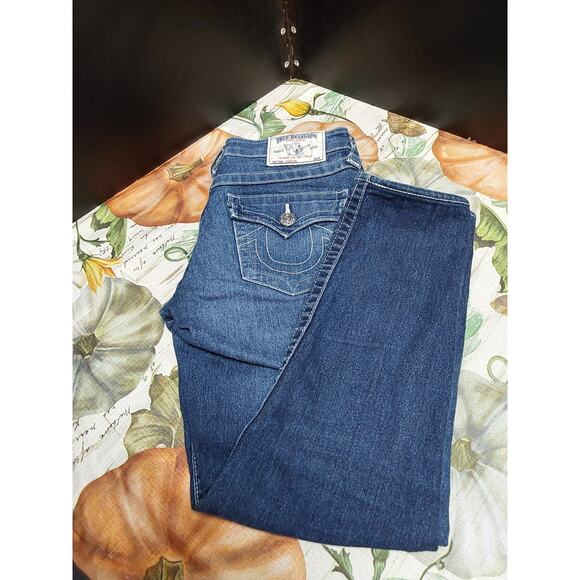 True Religion World Tour Ladies jeans Size 27 Skinny leg Section Legging - Picture 1 of 4